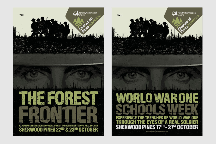 Concept and graphic design for
WW1 commemorative campaign