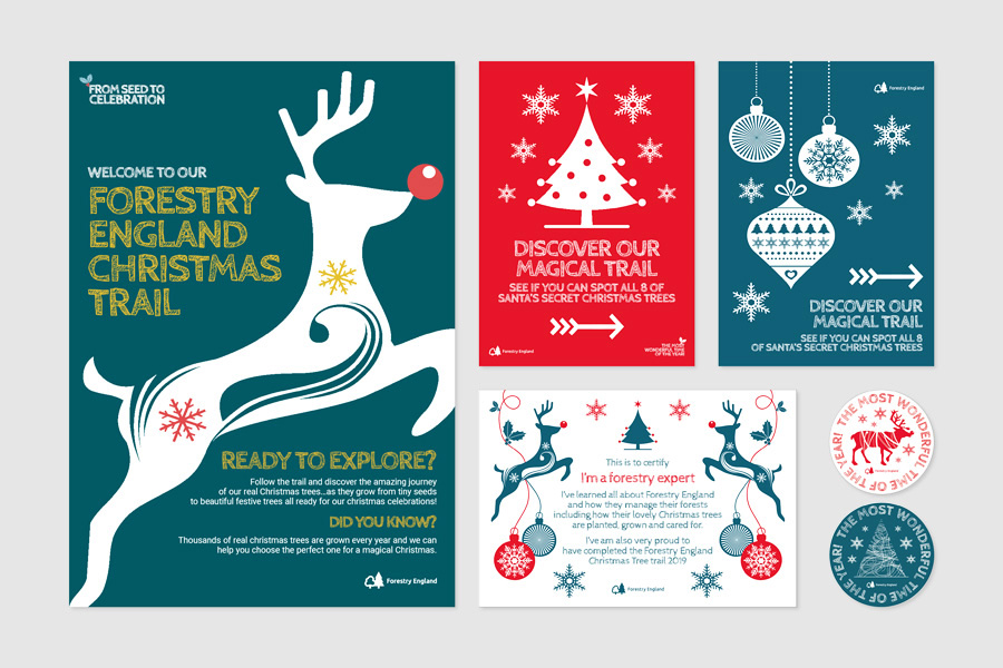 Concept and graphic design for
national Christmas campaign