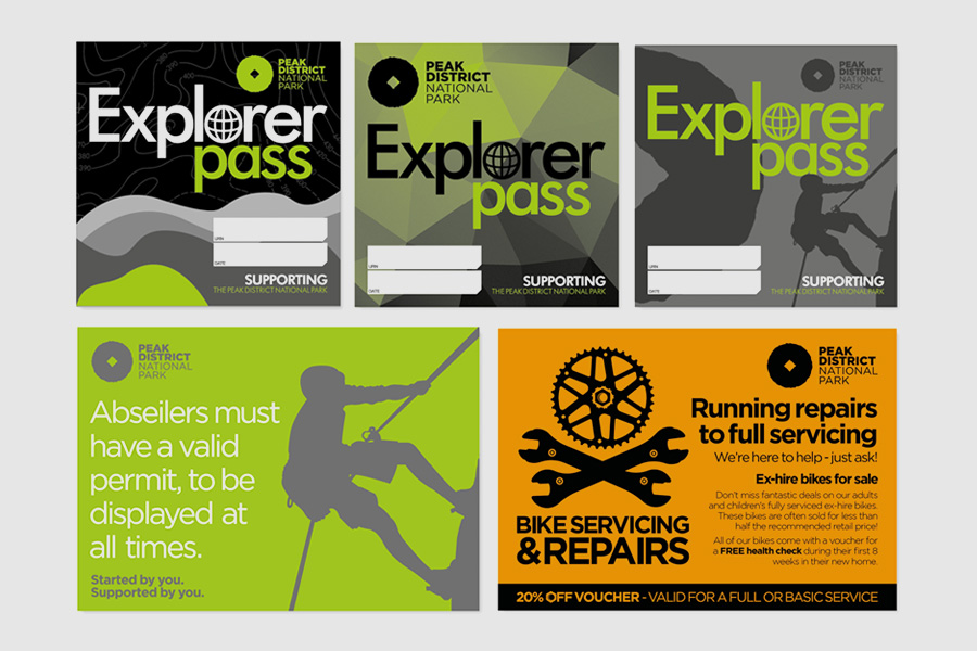 Concept, design and artwork for
posters, postcards and passes